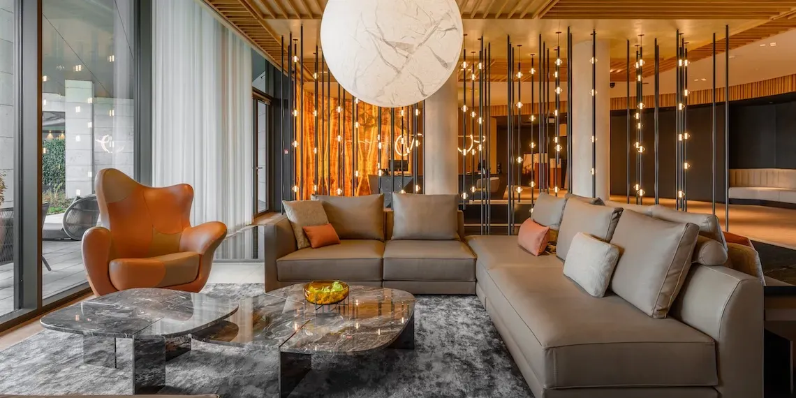 lounge reception area