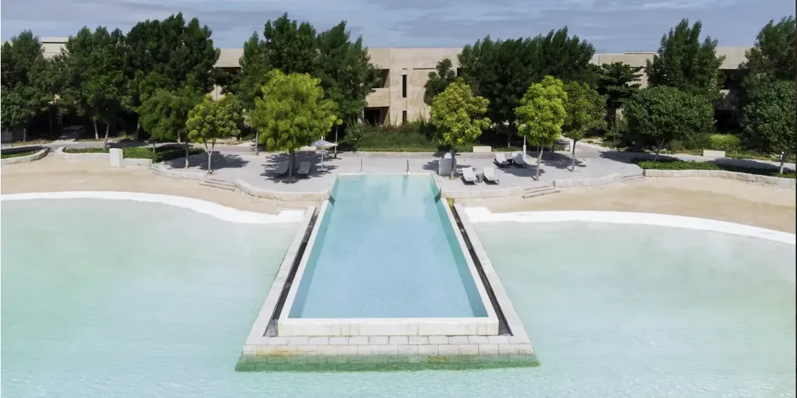 Pool at Zulal Wellnes Resort Qatar