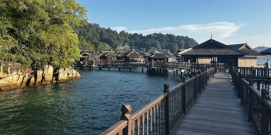 Way to the Spa in Pangkor Laut Resort Malaysia