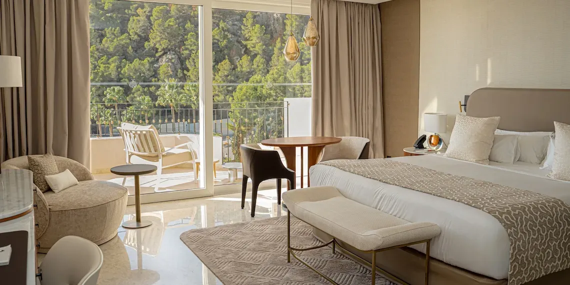 hotel room with private terrace