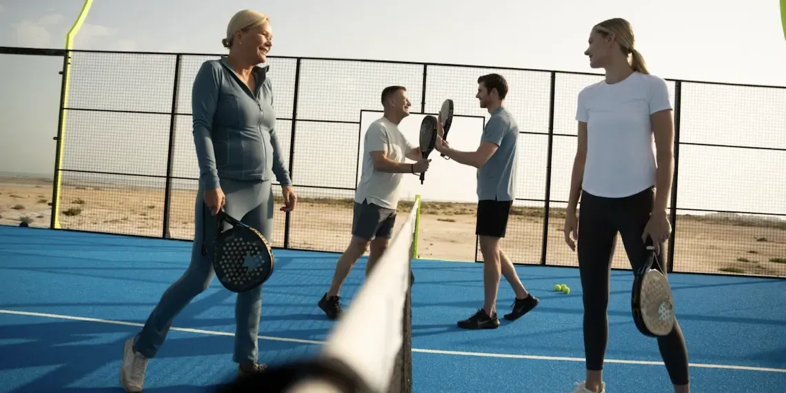 Padel Clinic class at Zulal Wellness Resort by Chivasom