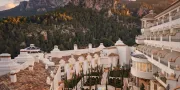 hotel with view of the mountains