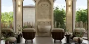 spa with chairs