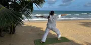 Yoga on the beach | Aleenta Phuket Resort & Spa Yoga on the beach | Aleenta Phuket Resort & Spa