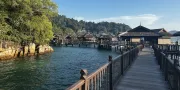 Way to the Spa in Pangkor Laut Resort Malaysia