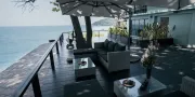 lounge area with sea view