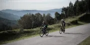 Biking in the mountains