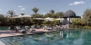 Outdoor pool Chenot Spa Selman Marrakech