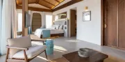 Villa with bed and living room