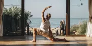 yoga with sea