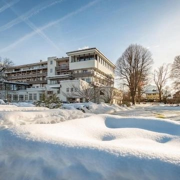 hotel in the snow